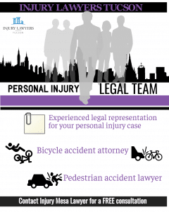 bicycle and pedestrian accident lawyer infographic